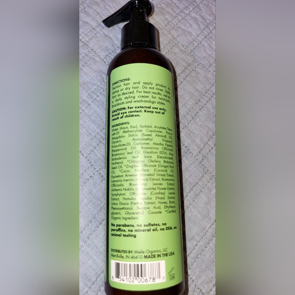 Rosemary Mint Daily Styling Creme - Picture 2 of 3